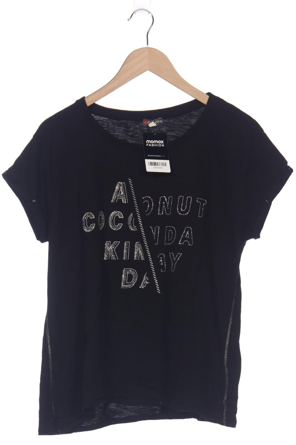 

Street One Damen T-Shirt, schwarz, Gr. 44
