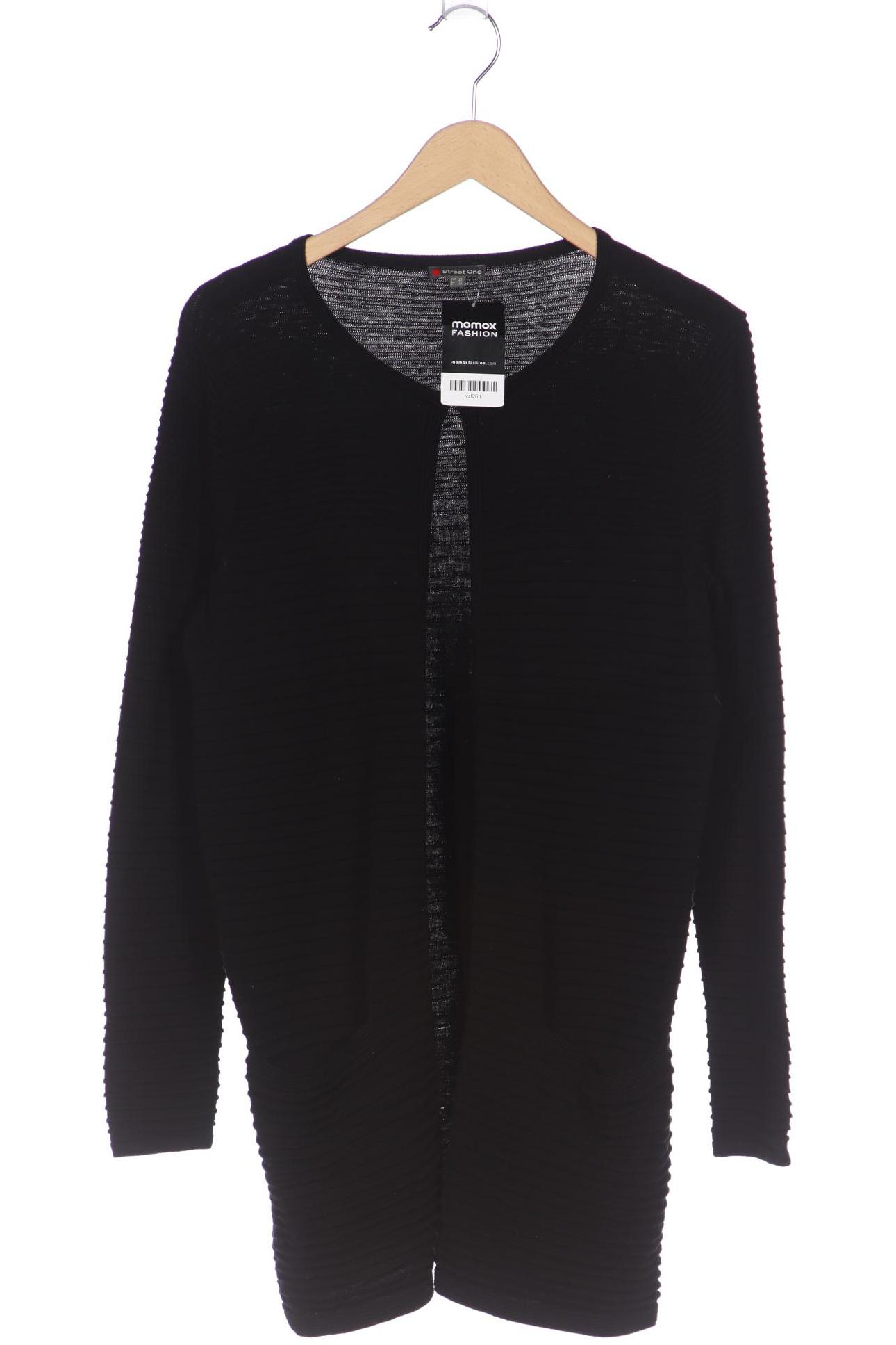 

Street One Damen Strickjacke, schwarz, Gr. 38