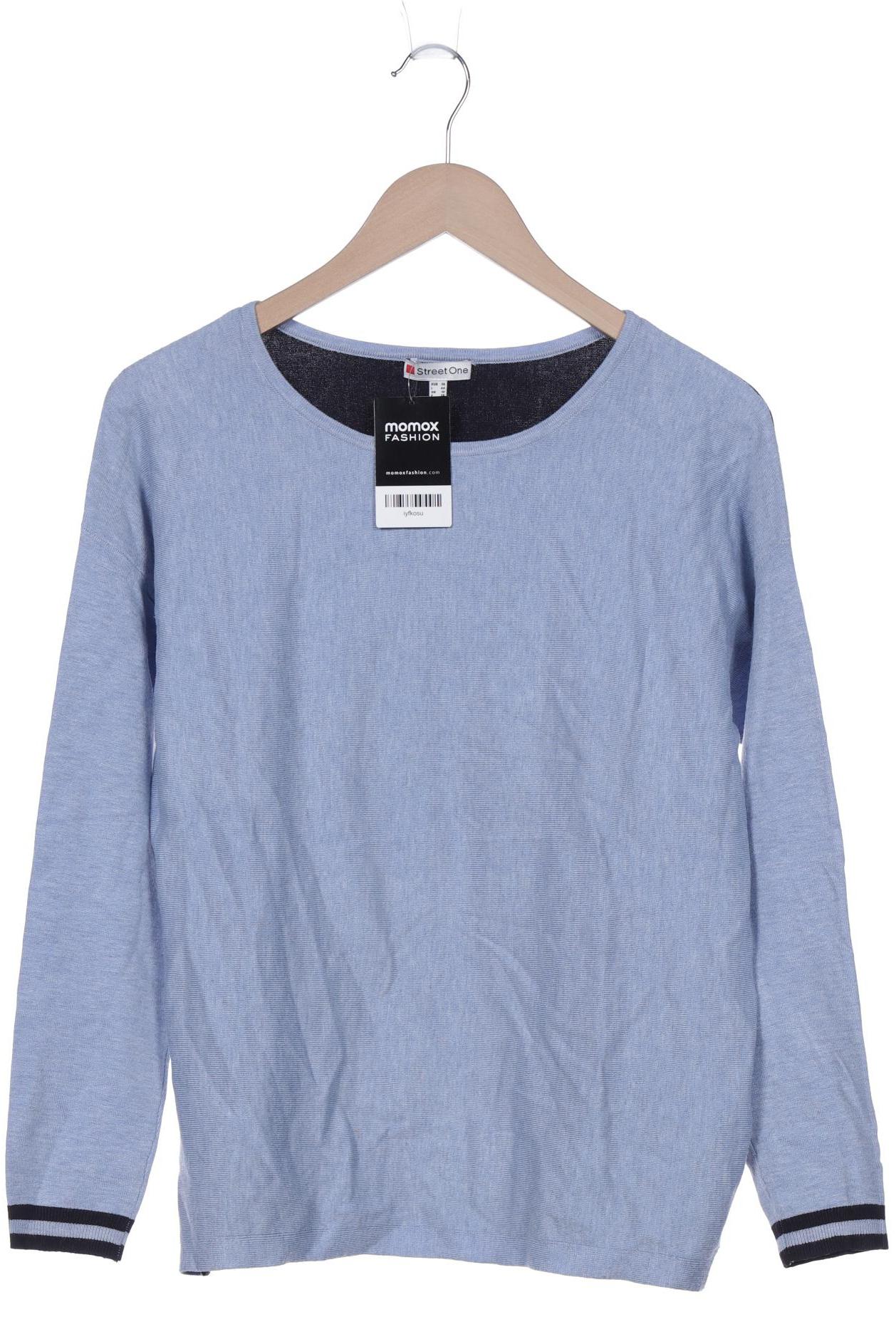 

Street One Damen Pullover, blau, Gr. 36