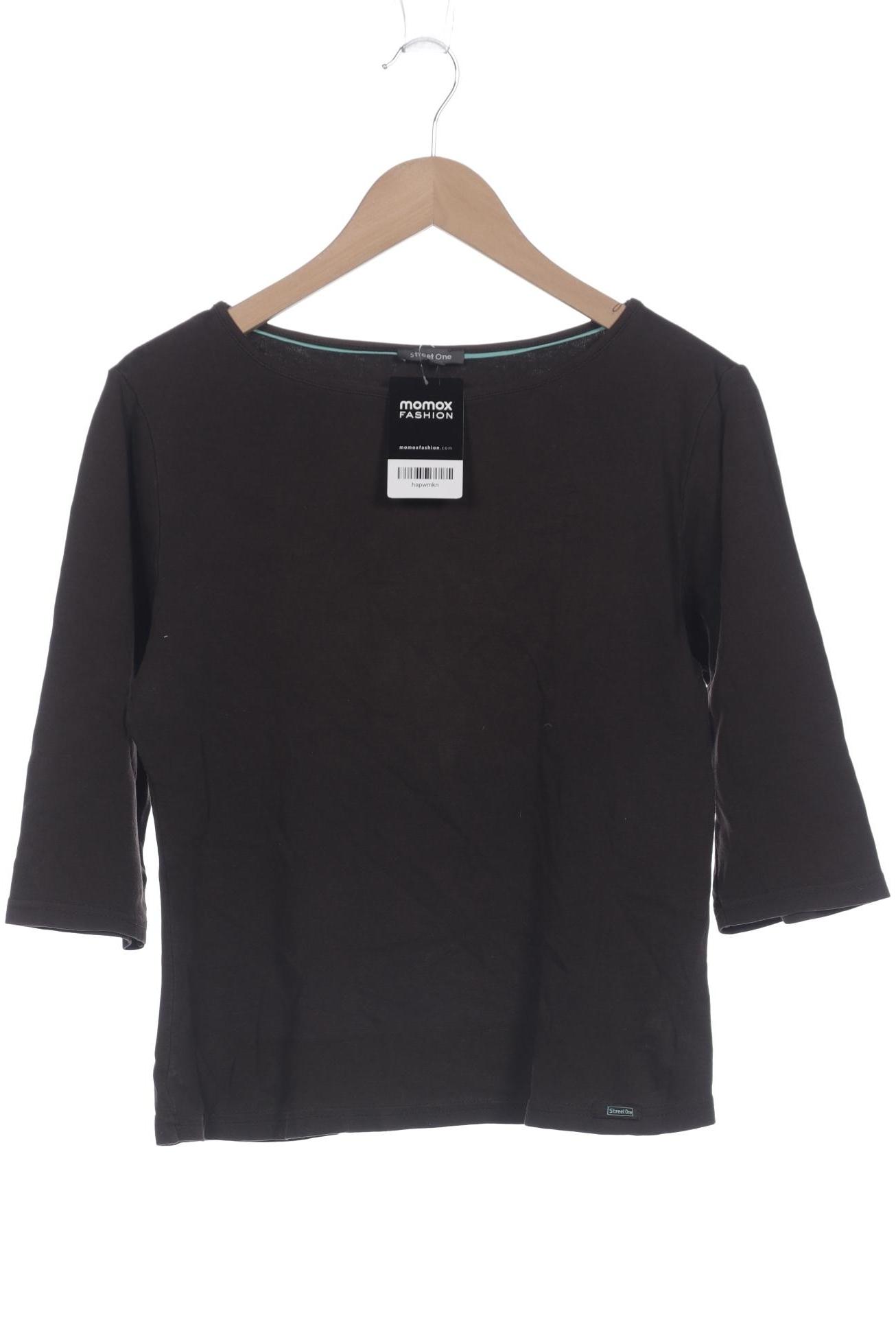 

Street One Damen Langarmshirt, braun, Gr. 42