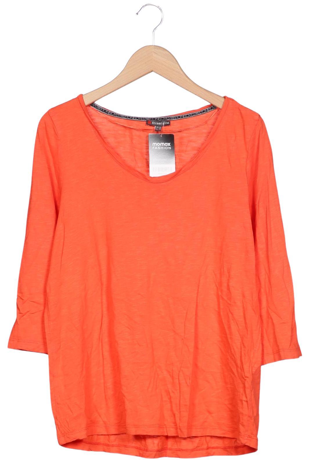 

Street One Damen Langarmshirt, orange, Gr. 42