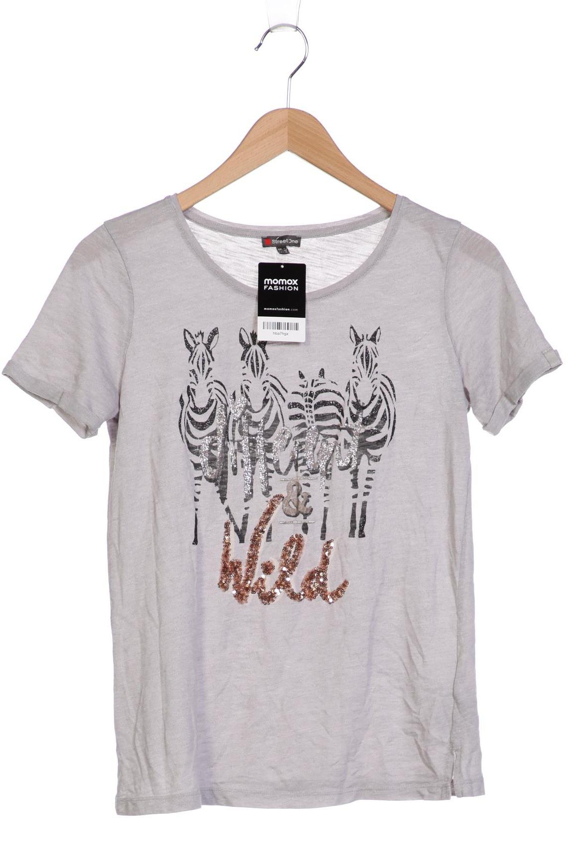 

Street One Damen T-Shirt, grau, Gr. 38