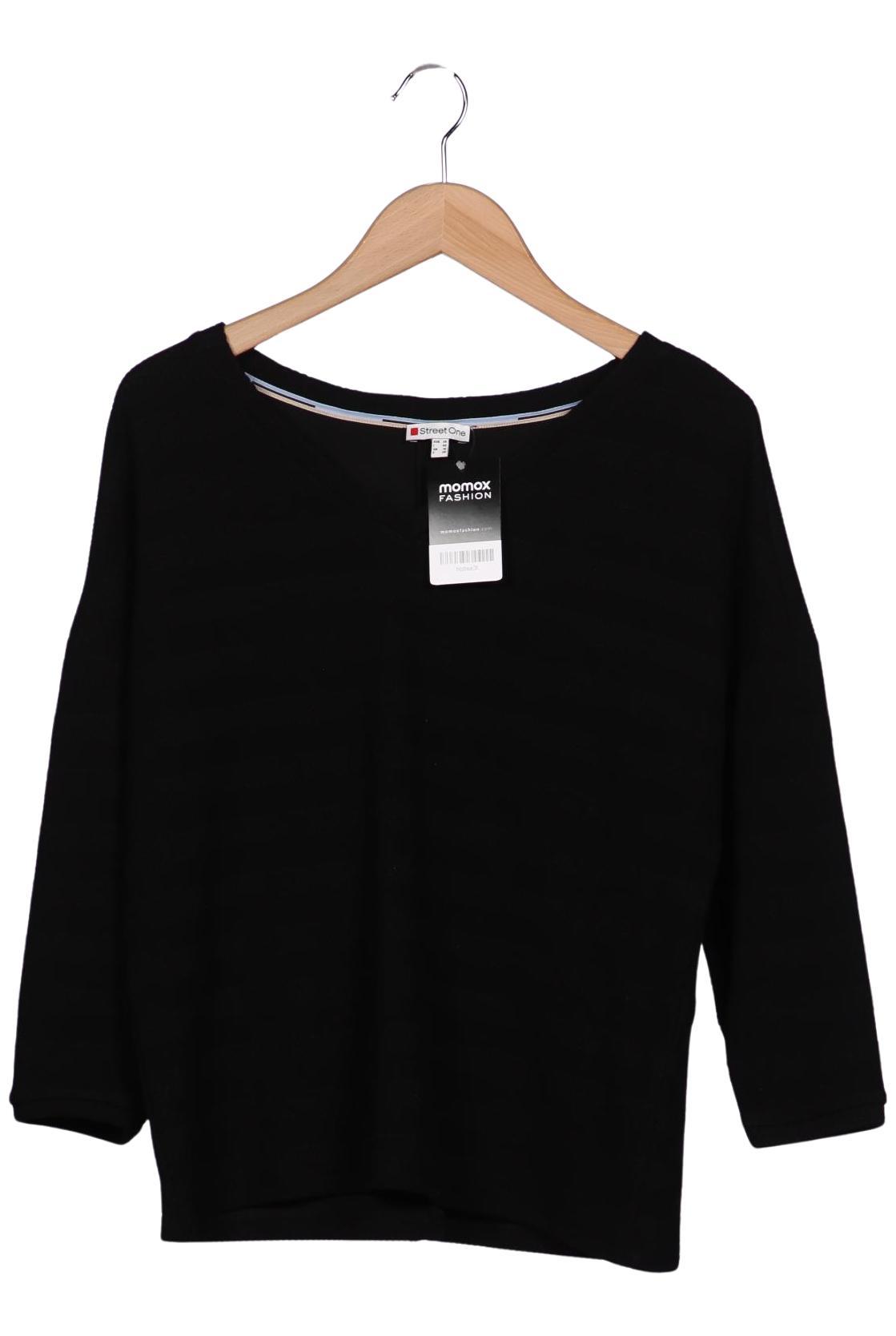 

Street One Damen Sweatshirt, schwarz, Gr. 36