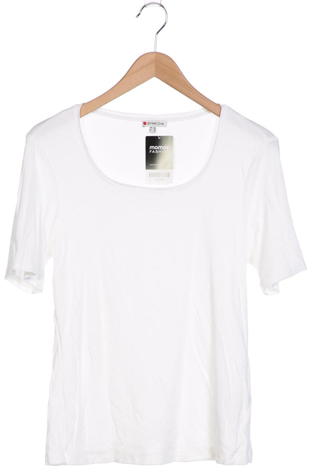 

Street One Damen T-Shirt, weiß, Gr. 42