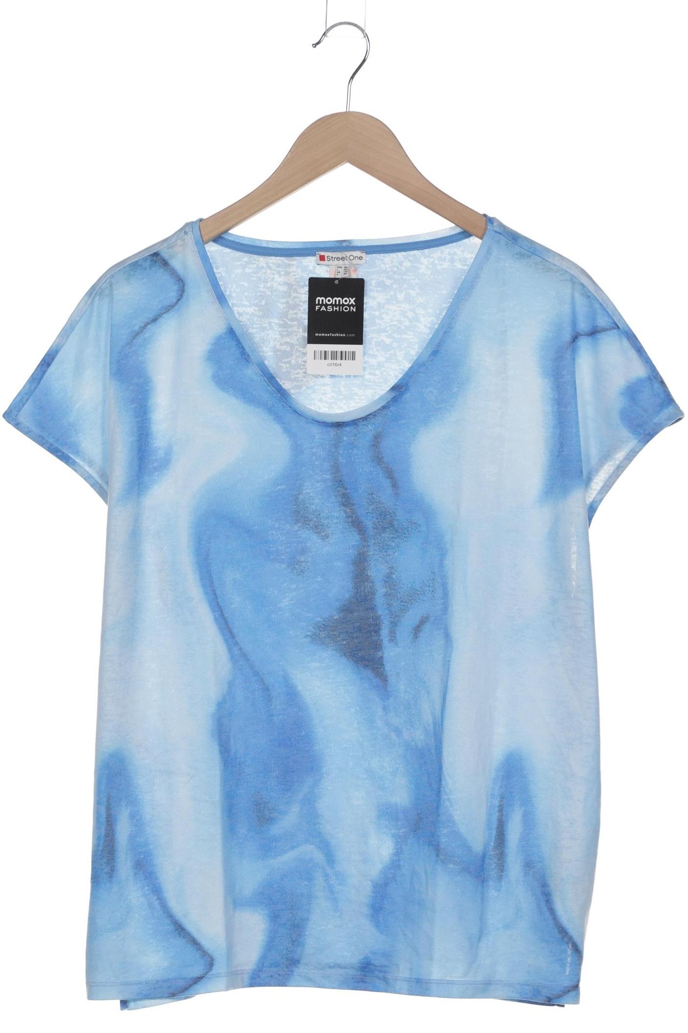 

Street One Damen T-Shirt, blau, Gr. 46