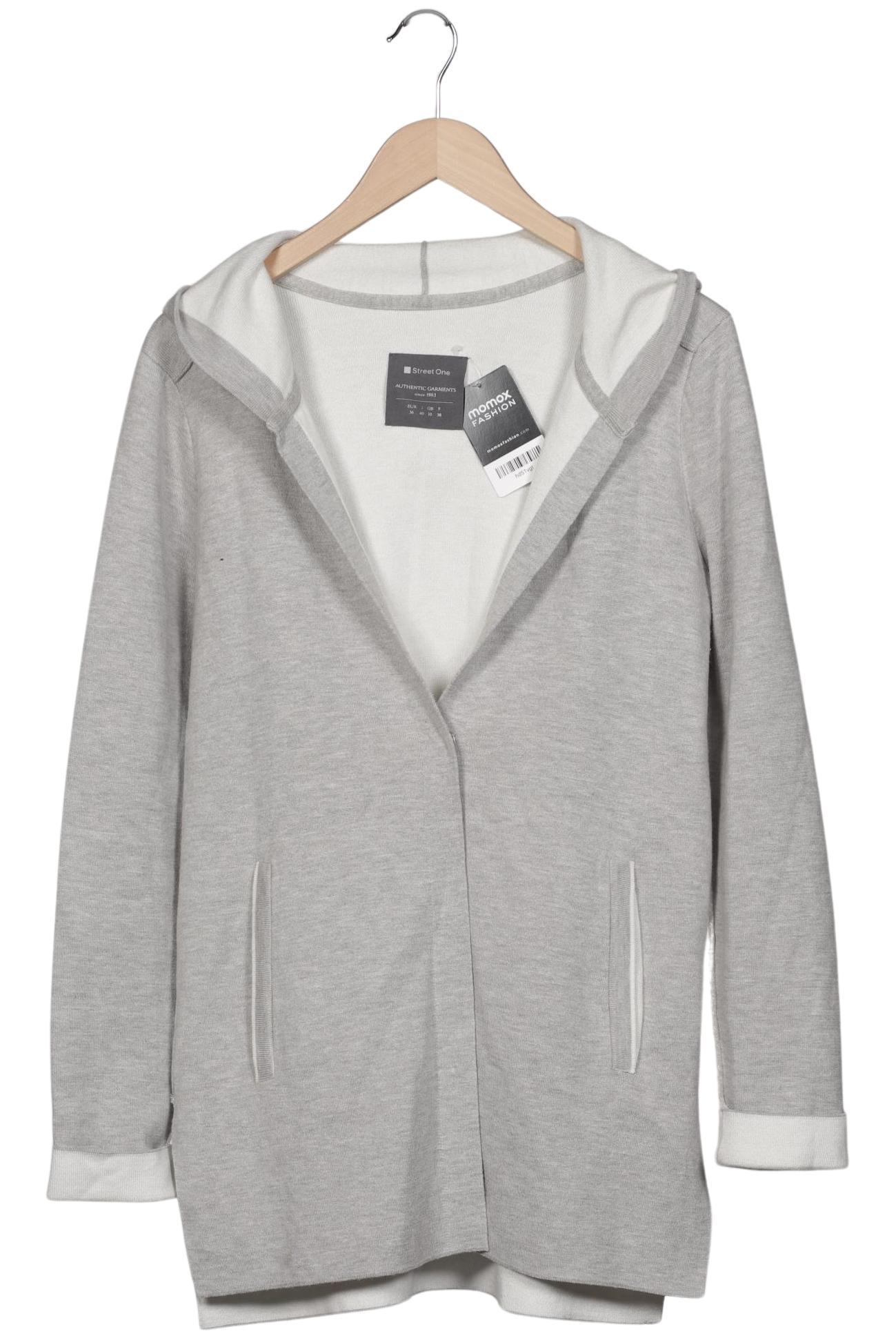 

Street One Damen Strickjacke, grau, Gr. 36