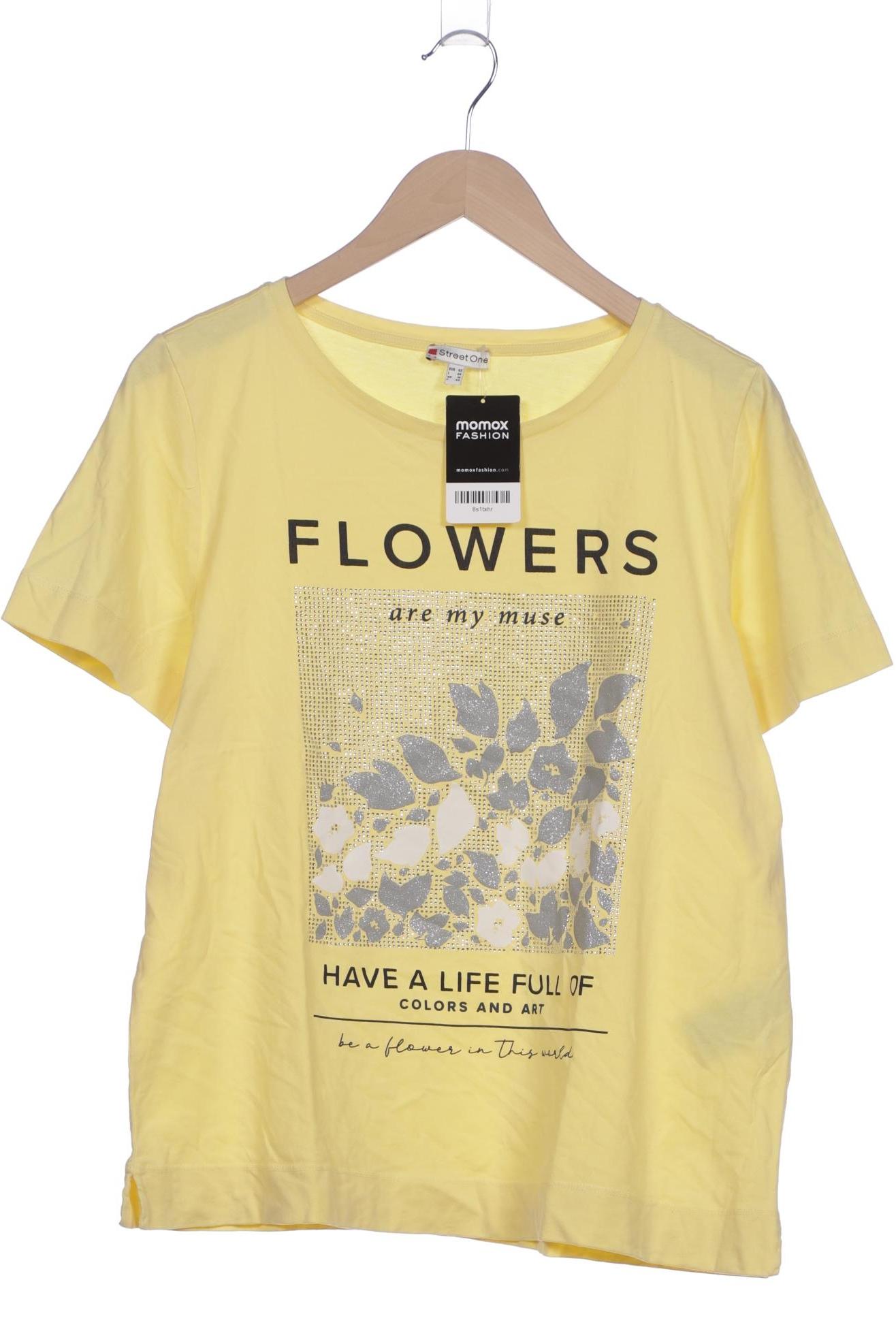 

Street One Damen T-Shirt, gelb, Gr. 42