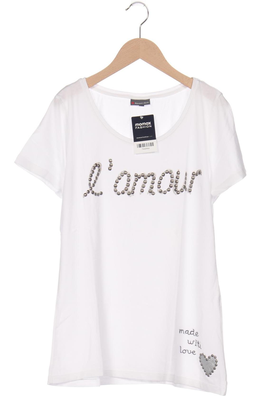 

Street One Damen T-Shirt, weiß, Gr. 40