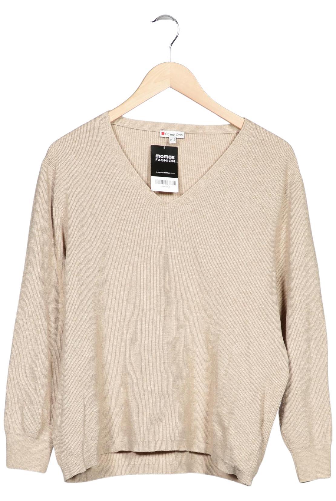 

Street One Damen Pullover, beige, Gr. 46