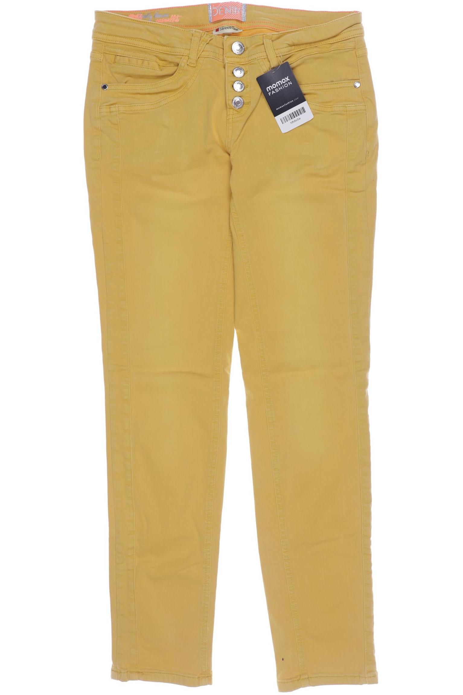 

Street One Damen Jeans, orange, Gr. 26