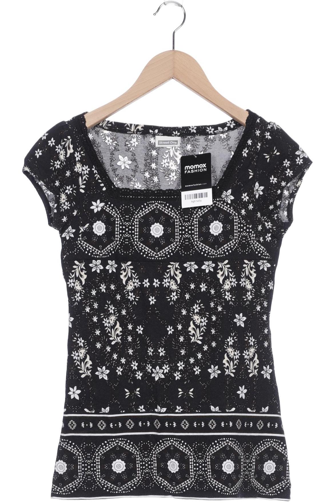 

Street One Damen T-Shirt, schwarz
