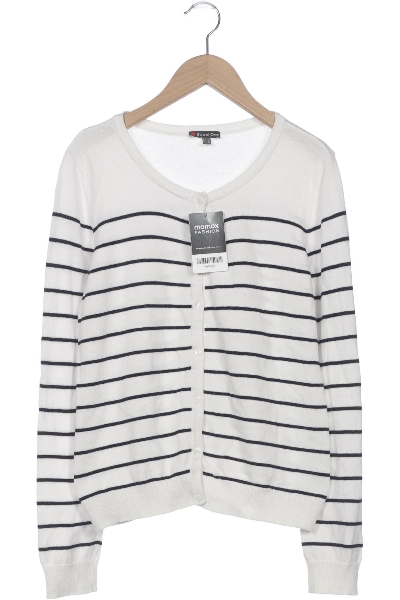

Street One Damen Strickjacke, weiß, Gr. 38