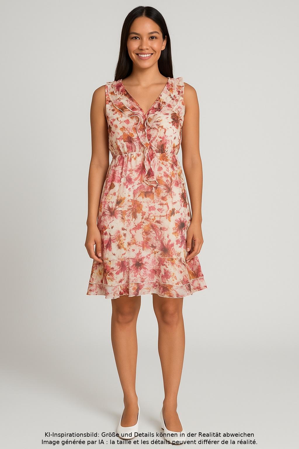 

Street One Damen Kleid, mehrfarbig, Gr. 40