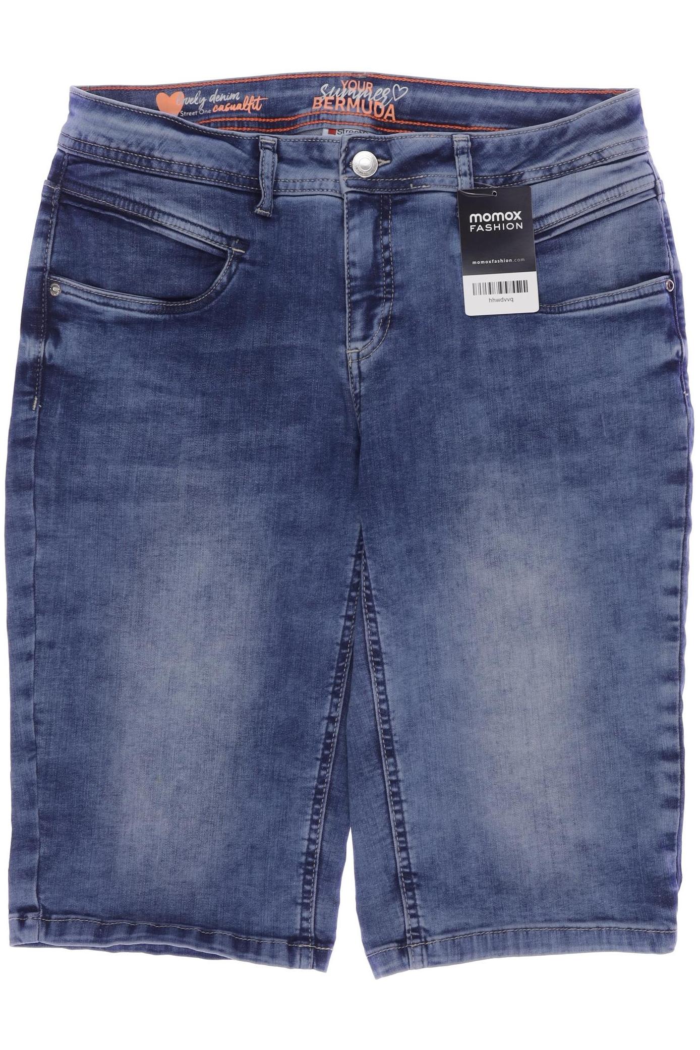 

Street One Damen Shorts, blau, Gr. 29
