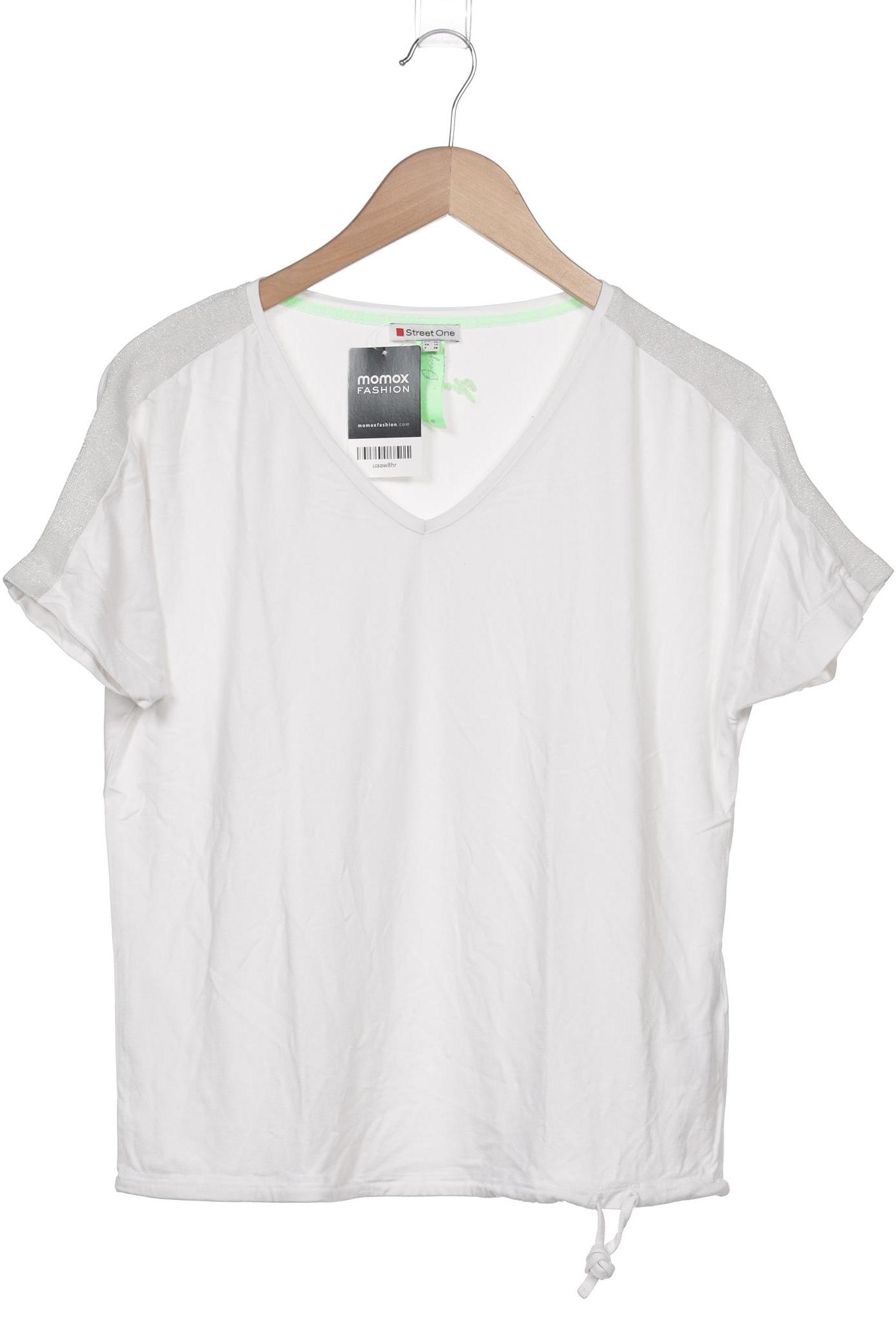 

Street One Damen T-Shirt, weiß, Gr. 36