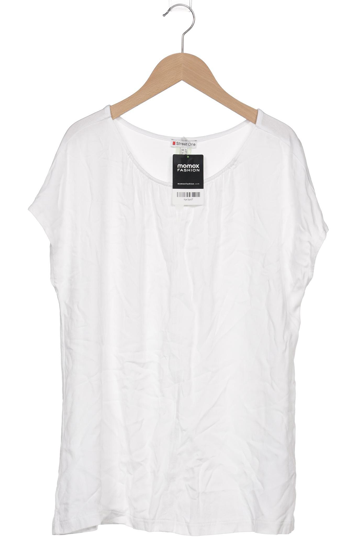 

Street One Damen T-Shirt, weiß, Gr. 42