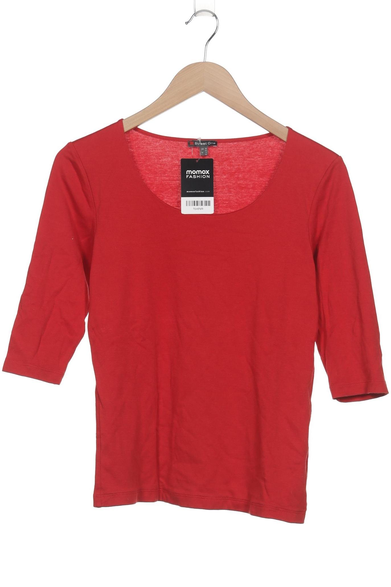 

Street One Damen Langarmshirt, rot, Gr. 38