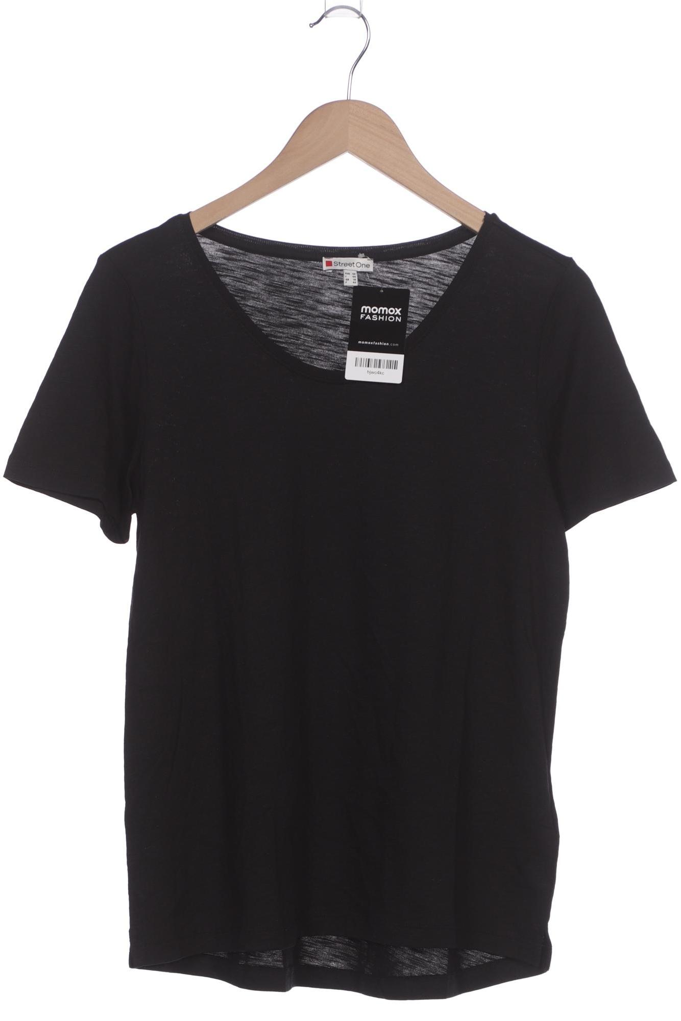 

Street One Damen T-Shirt, schwarz, Gr. 40