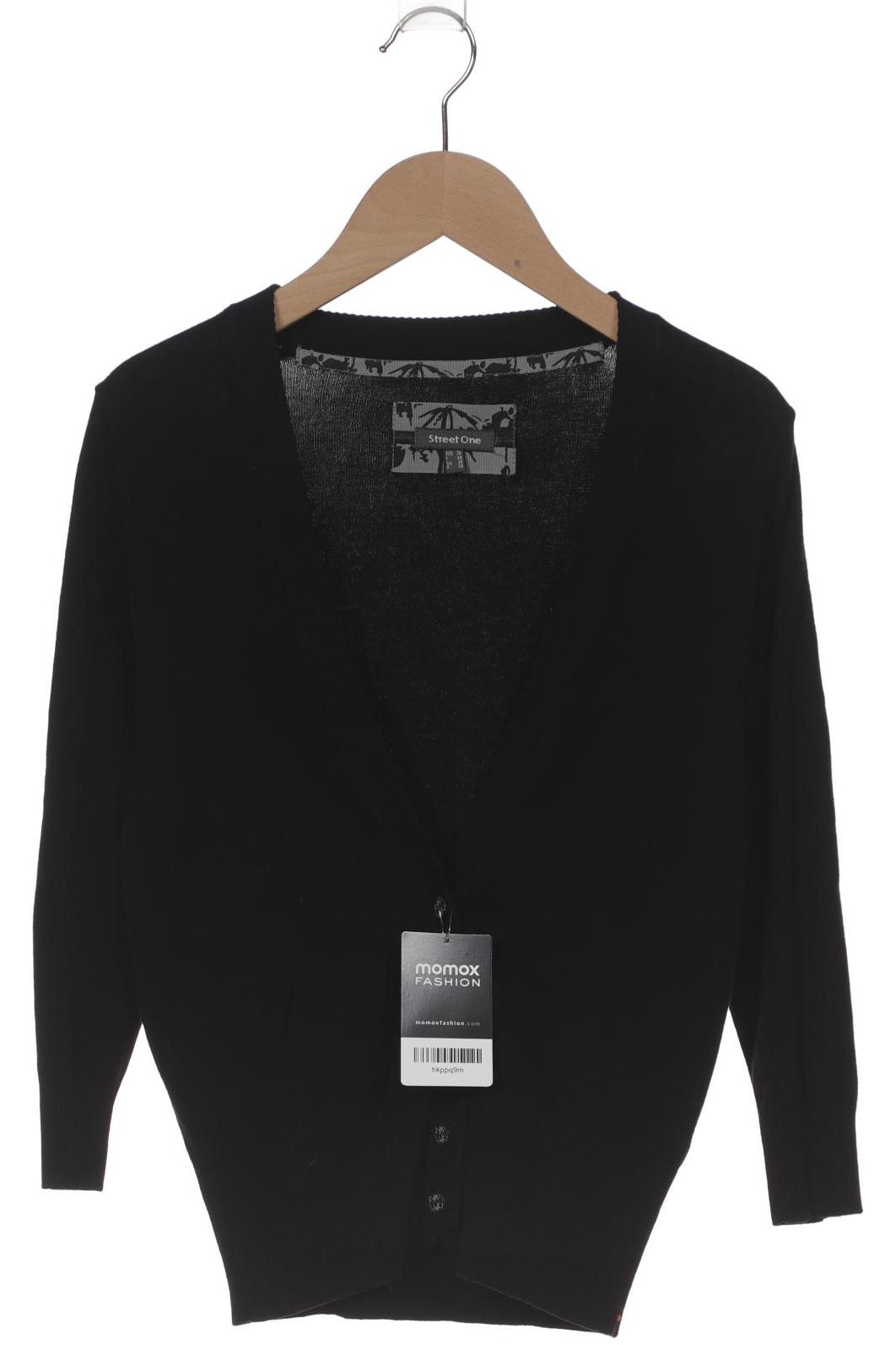 Thumbnail - Street One Damen Strickjacke, schwarz, Gr. 36
