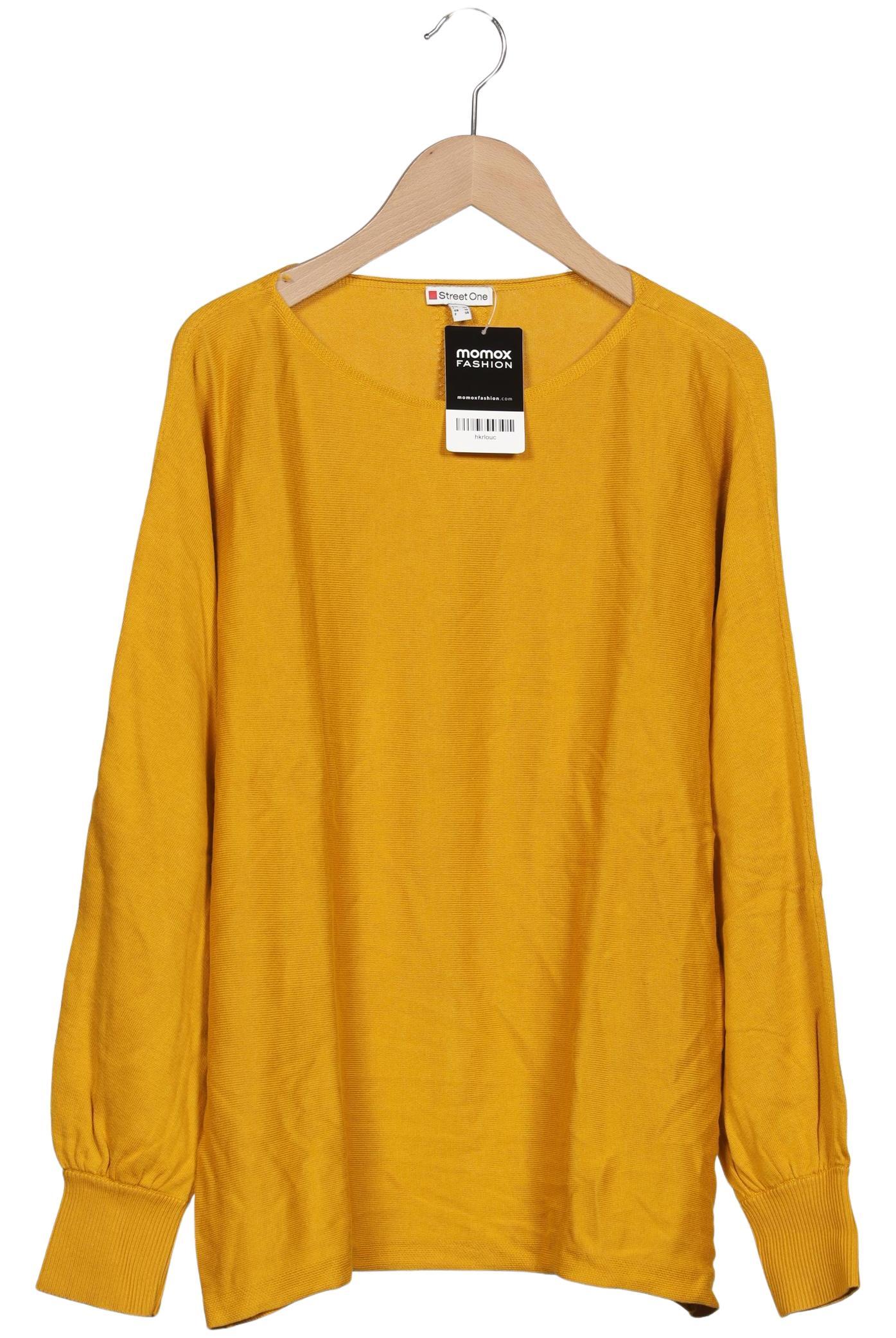 

Street One Damen Pullover, gelb, Gr. 36