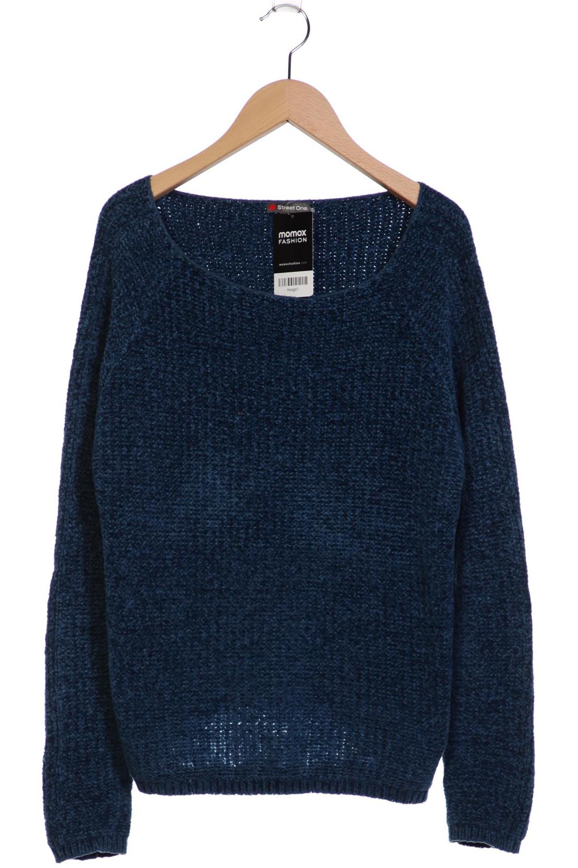 

Street One Damen Pullover, blau, Gr. 38