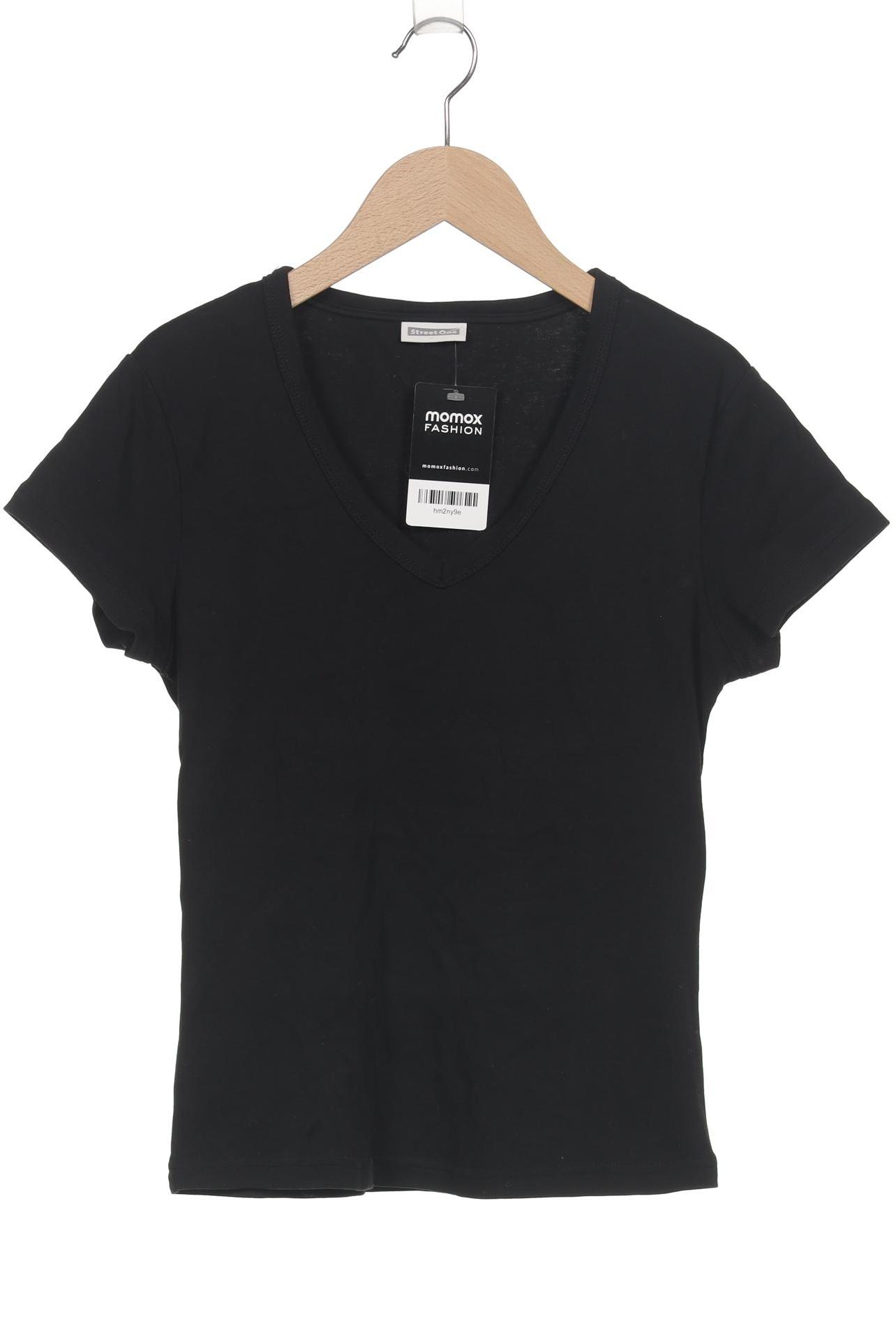 

Street One Damen T-Shirt, schwarz, Gr. 38