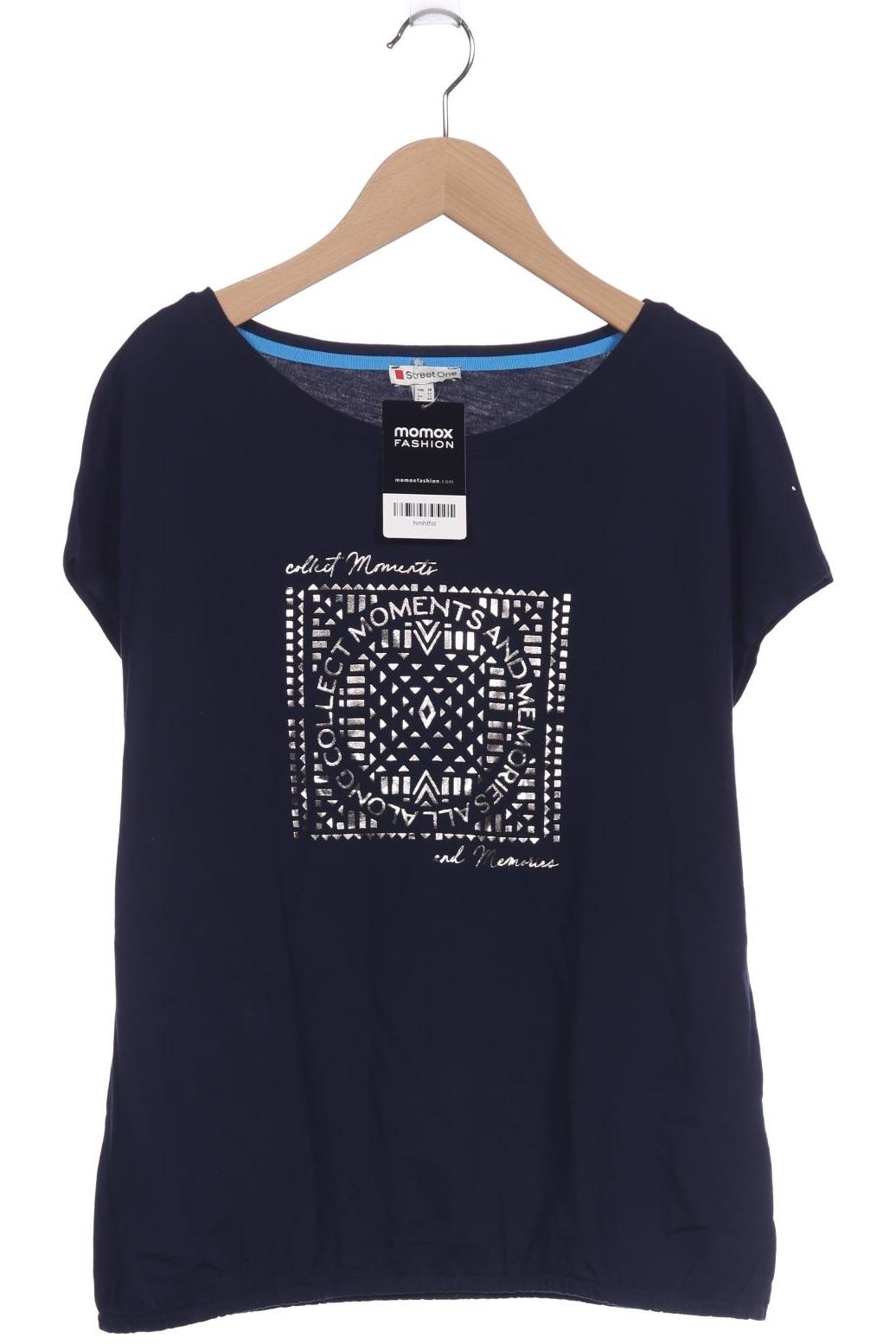 

Street One Damen T-Shirt, marineblau, Gr. 38