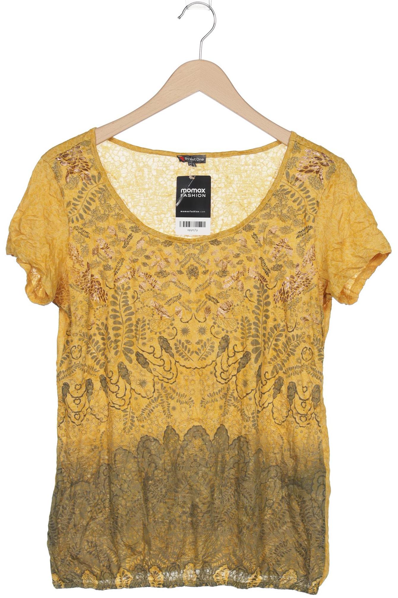 

Street One Damen T-Shirt, gelb, Gr. 38
