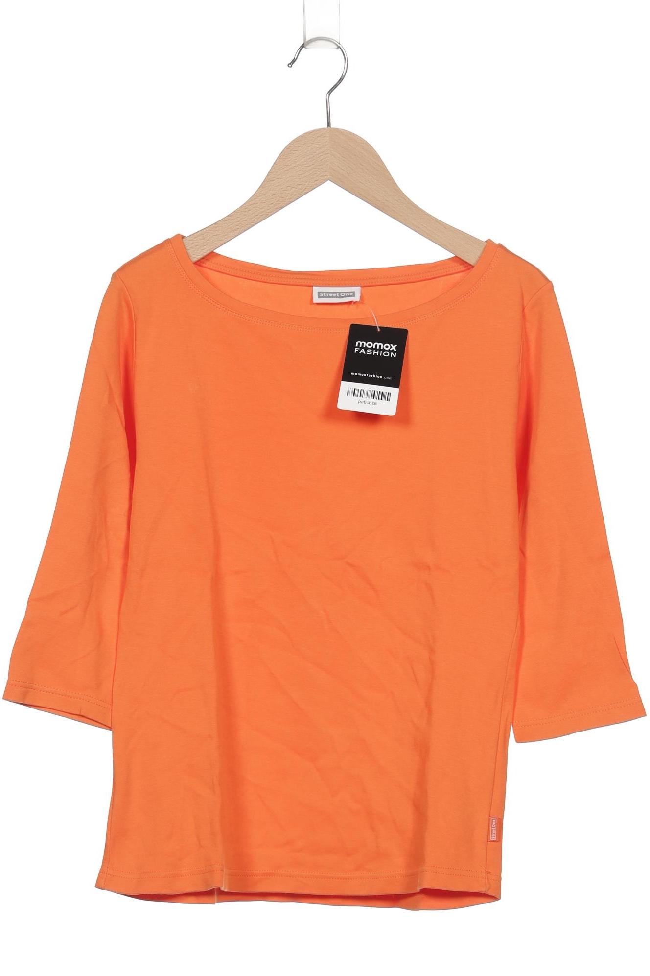 

Street One Damen Langarmshirt, orange, Gr. 38