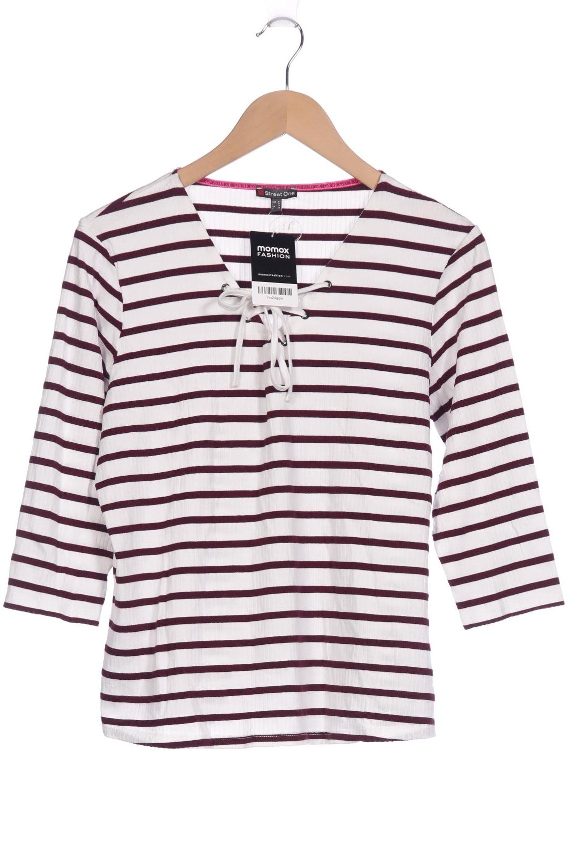 

Street One Damen Langarmshirt, weiß, Gr. 42