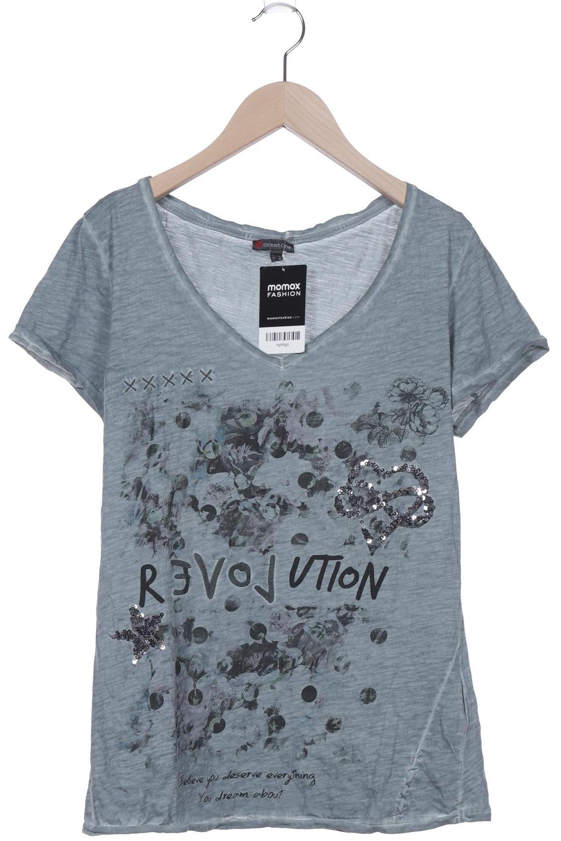 

Street One Damen T-Shirt, türkis, Gr. 38