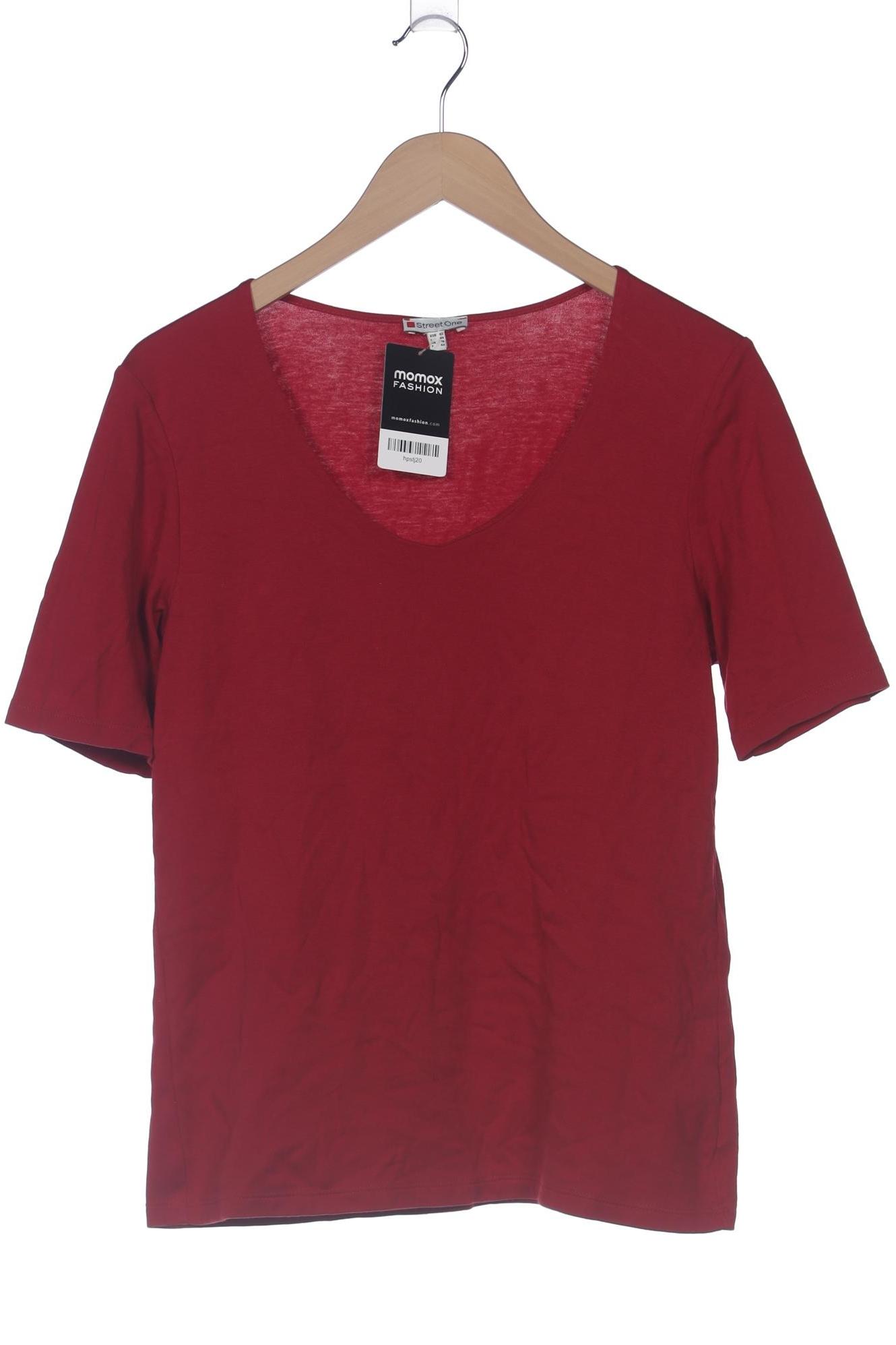 

Street One Damen T-Shirt, bordeaux, Gr. 42