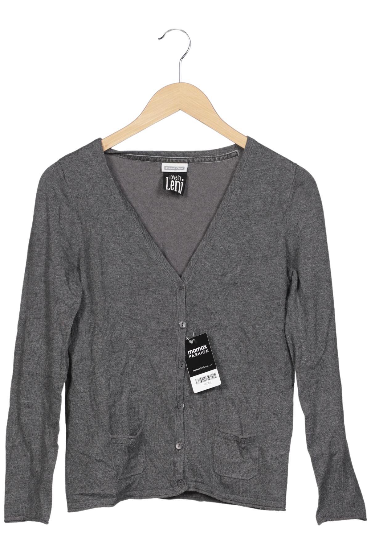 

Street One Damen Strickjacke, grau, Gr. 38