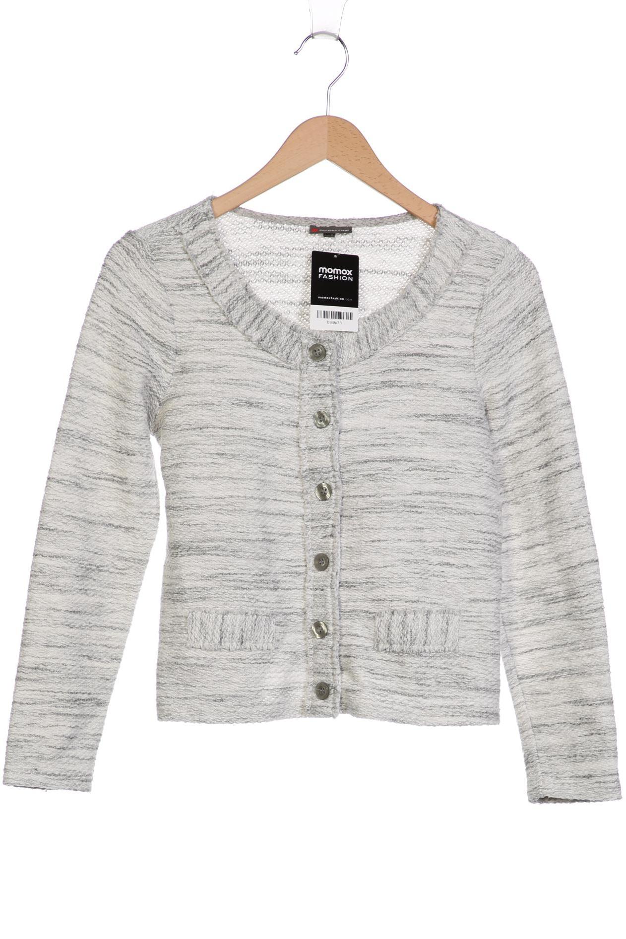 

Street One Damen Strickjacke, grau, Gr. 38