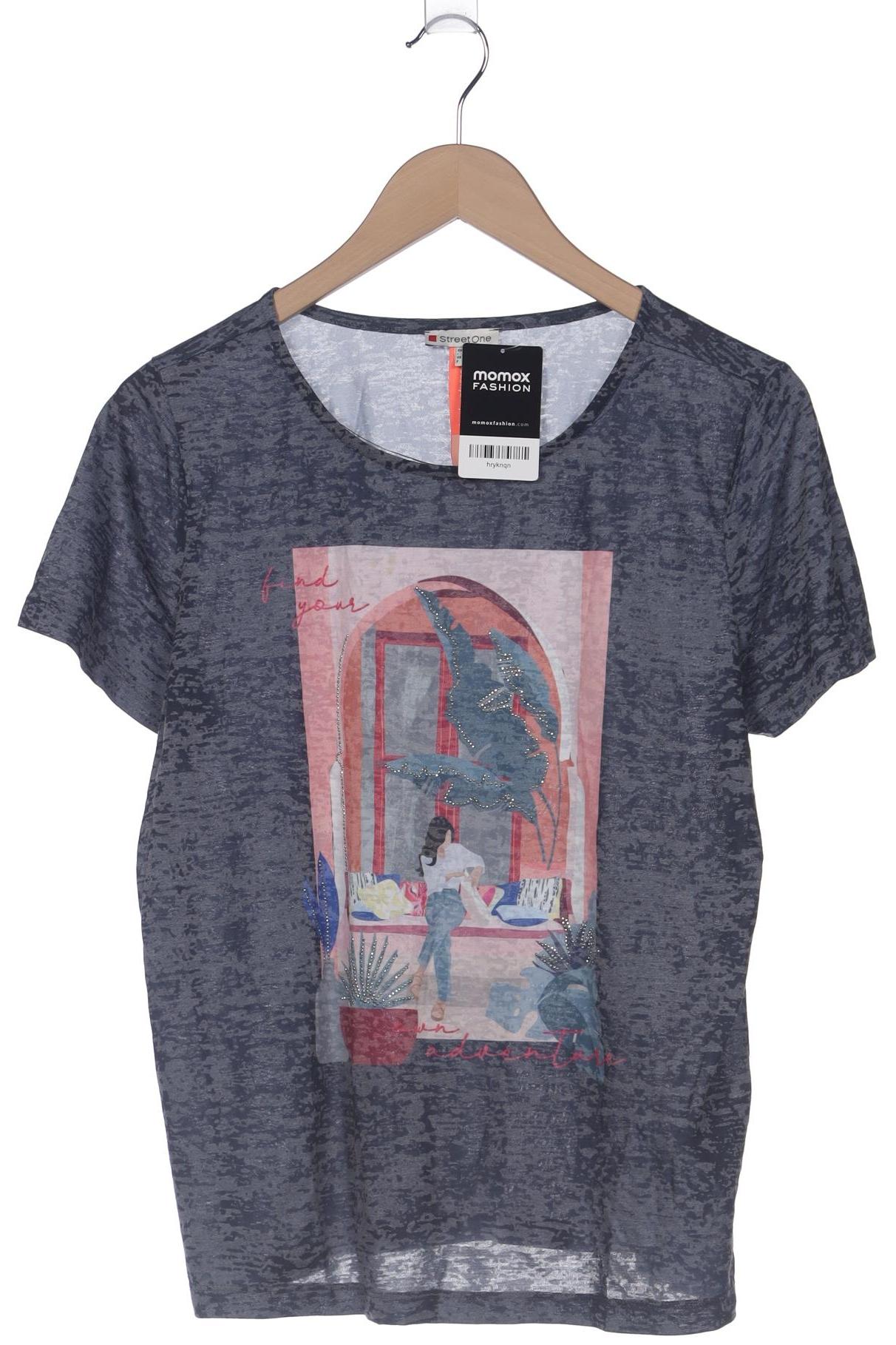 

Street One Damen T-Shirt, marineblau, Gr. 40