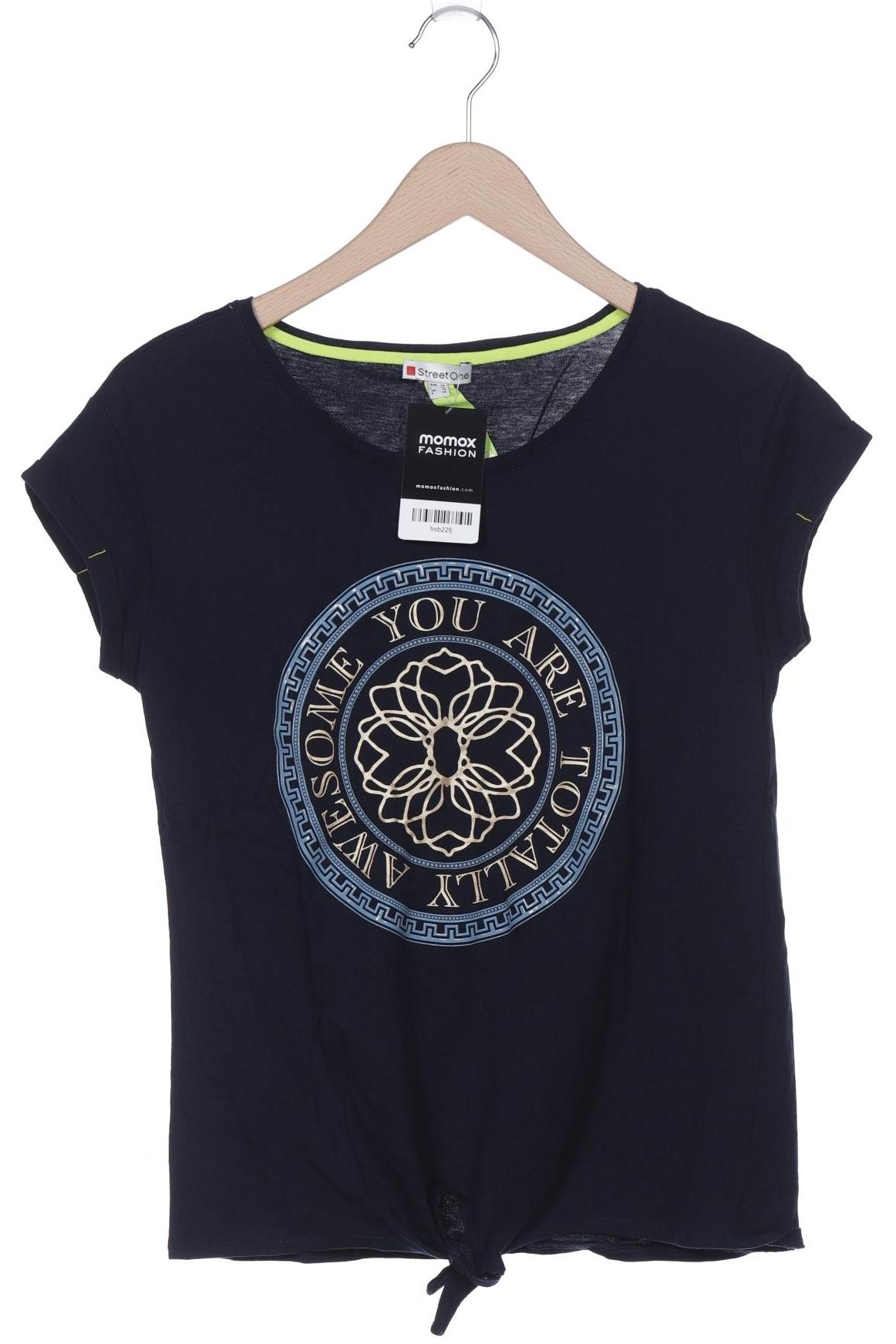 

Street One Damen T-Shirt, marineblau, Gr. 36