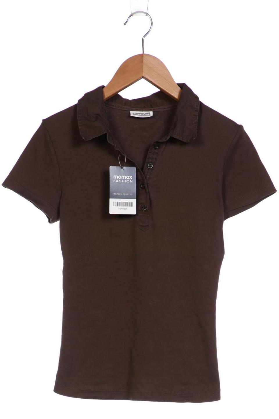 

Street One Damen Poloshirt, braun, Gr. 34