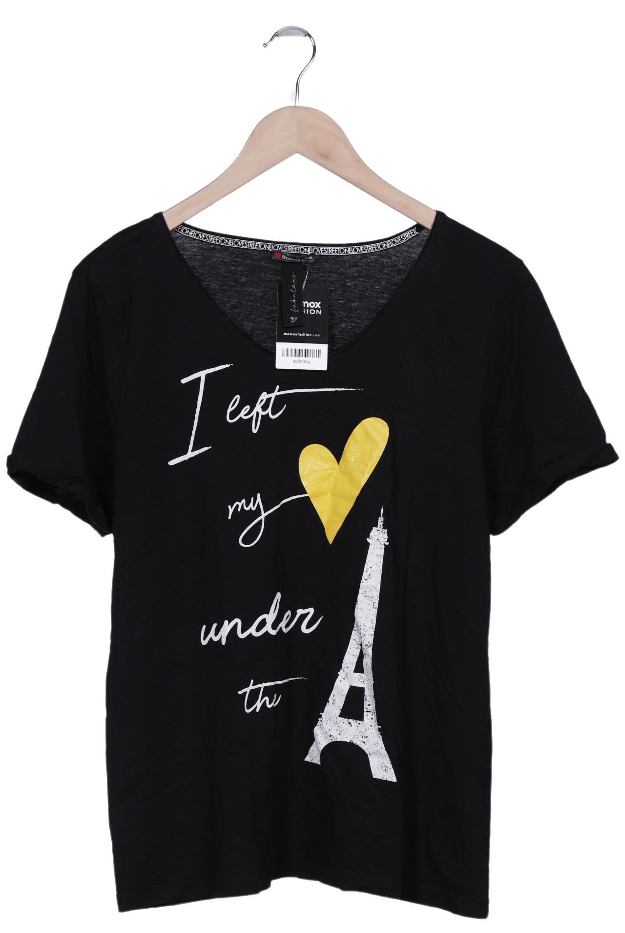 

Street One Damen T-Shirt, schwarz, Gr. 44