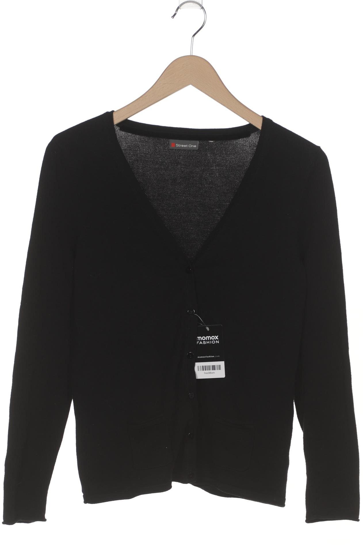 

Street One Damen Strickjacke, schwarz, Gr. 38