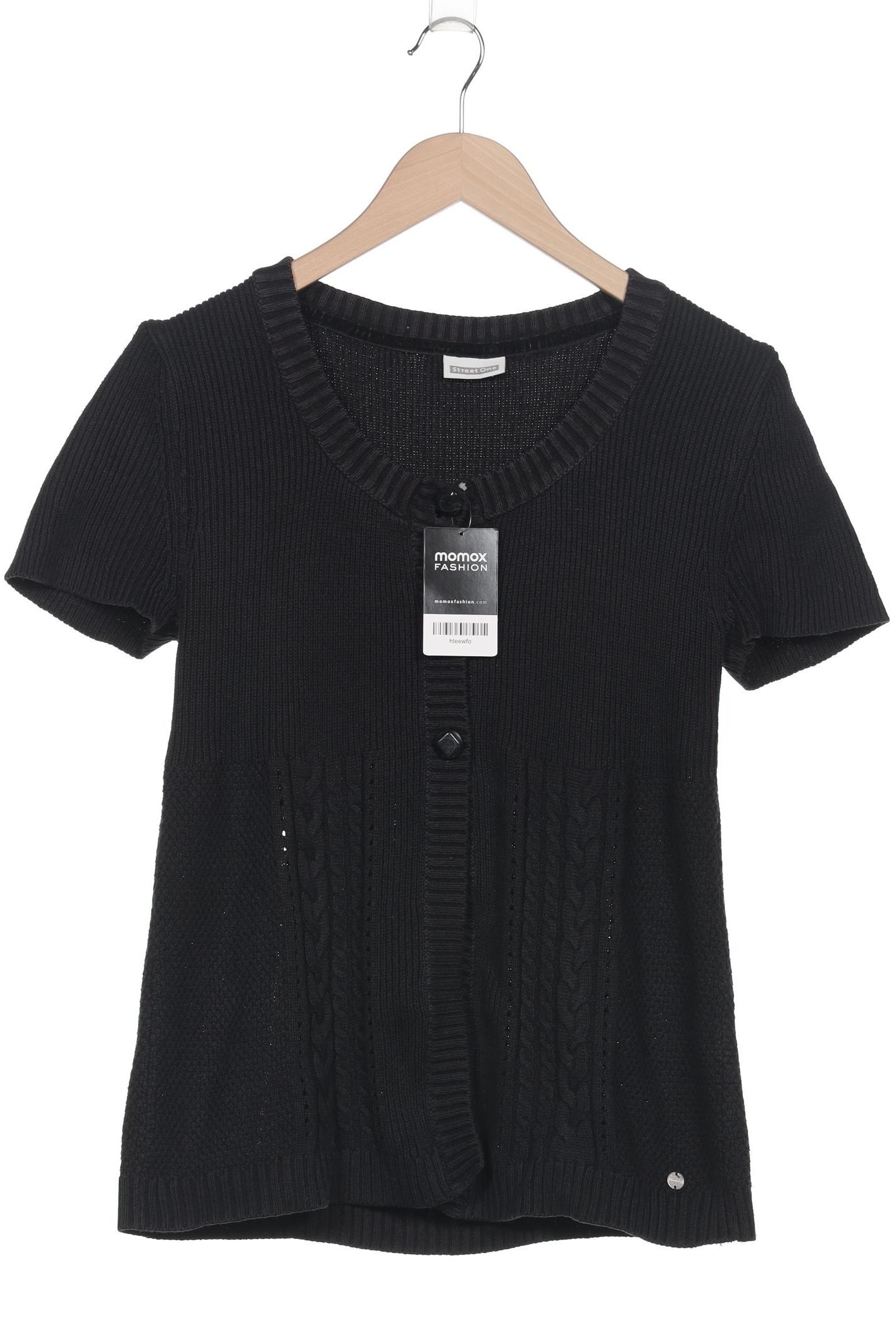 

Street One Damen Strickjacke, schwarz, Gr. 42
