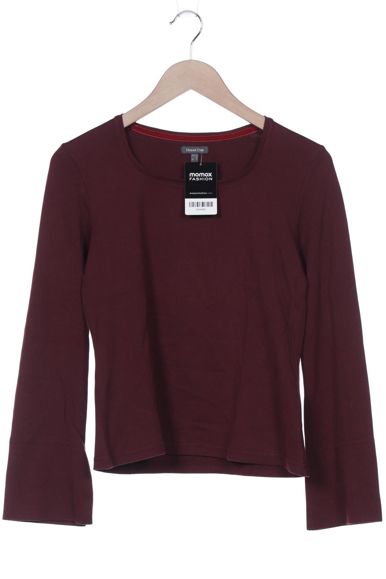

Street One Damen Langarmshirt, bordeaux, Gr. 40