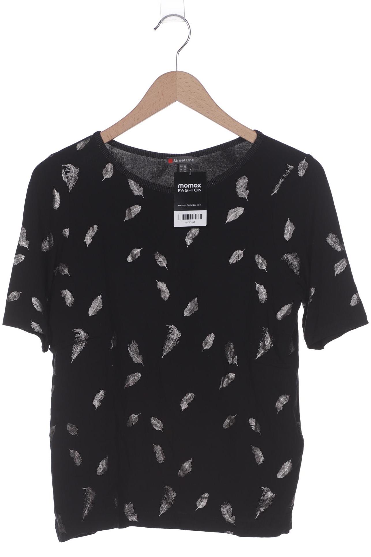 

Street One Damen T-Shirt, schwarz, Gr. 36