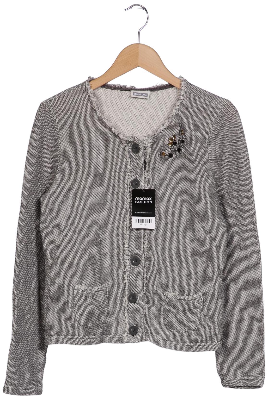 

Street One Damen Strickjacke, grau, Gr. 42