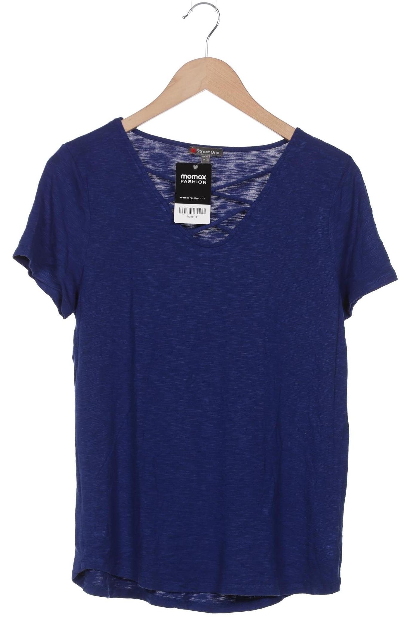 

Street One Damen T-Shirt, blau, Gr. 40