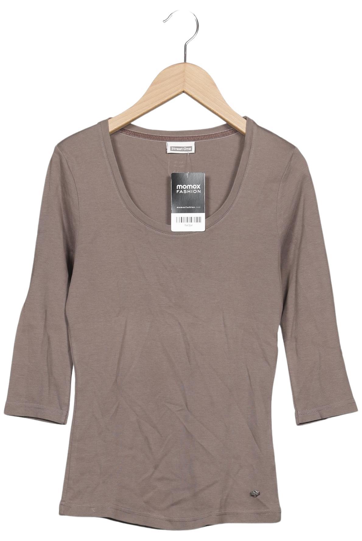 

Street One Damen Langarmshirt, braun, Gr. 34