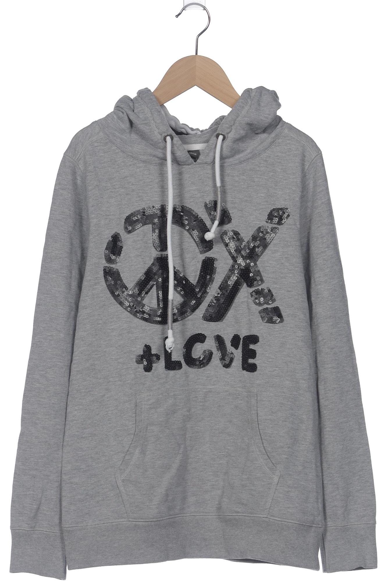 

Street One Damen Kapuzenpullover, grau, Gr. 40