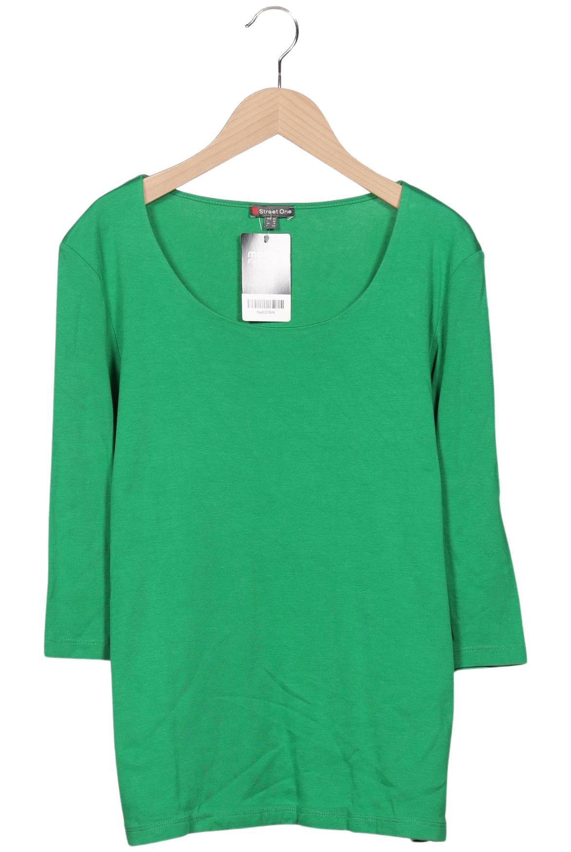 

Street One Damen Langarmshirt, grün, Gr. 42