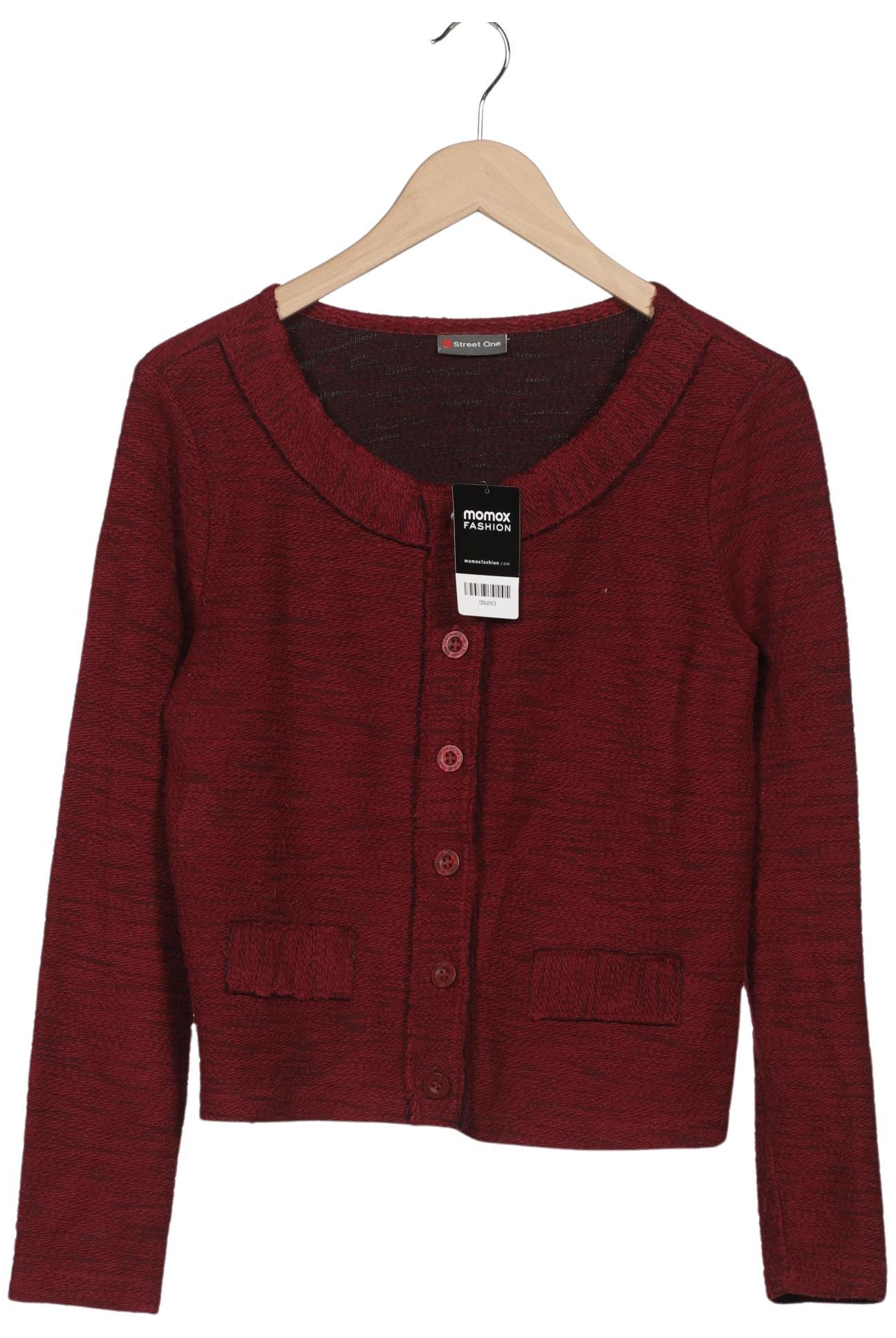 

Street One Damen Strickjacke, bordeaux, Gr. 38