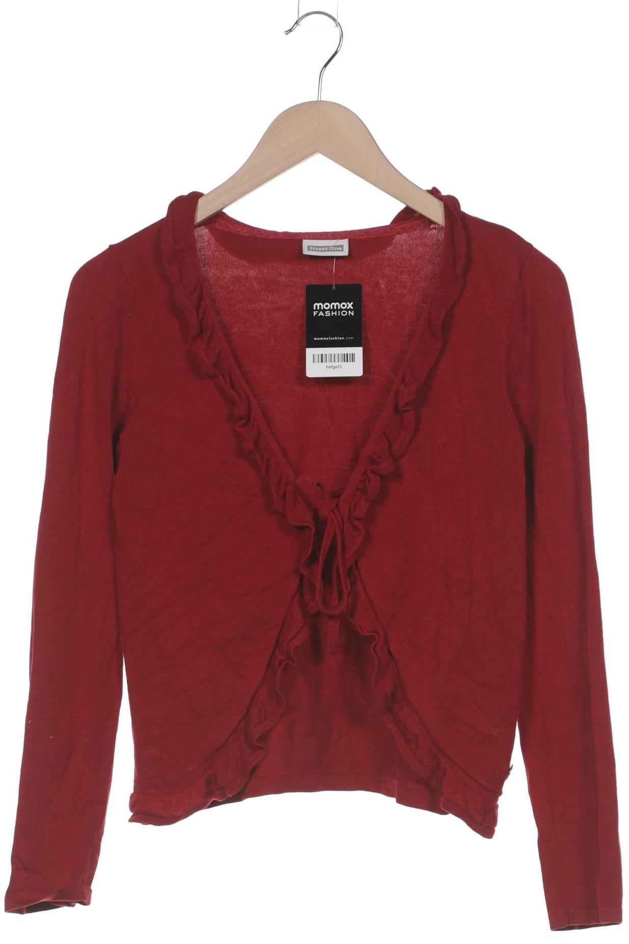 

Street One Damen Strickjacke, bordeaux, Gr. 36