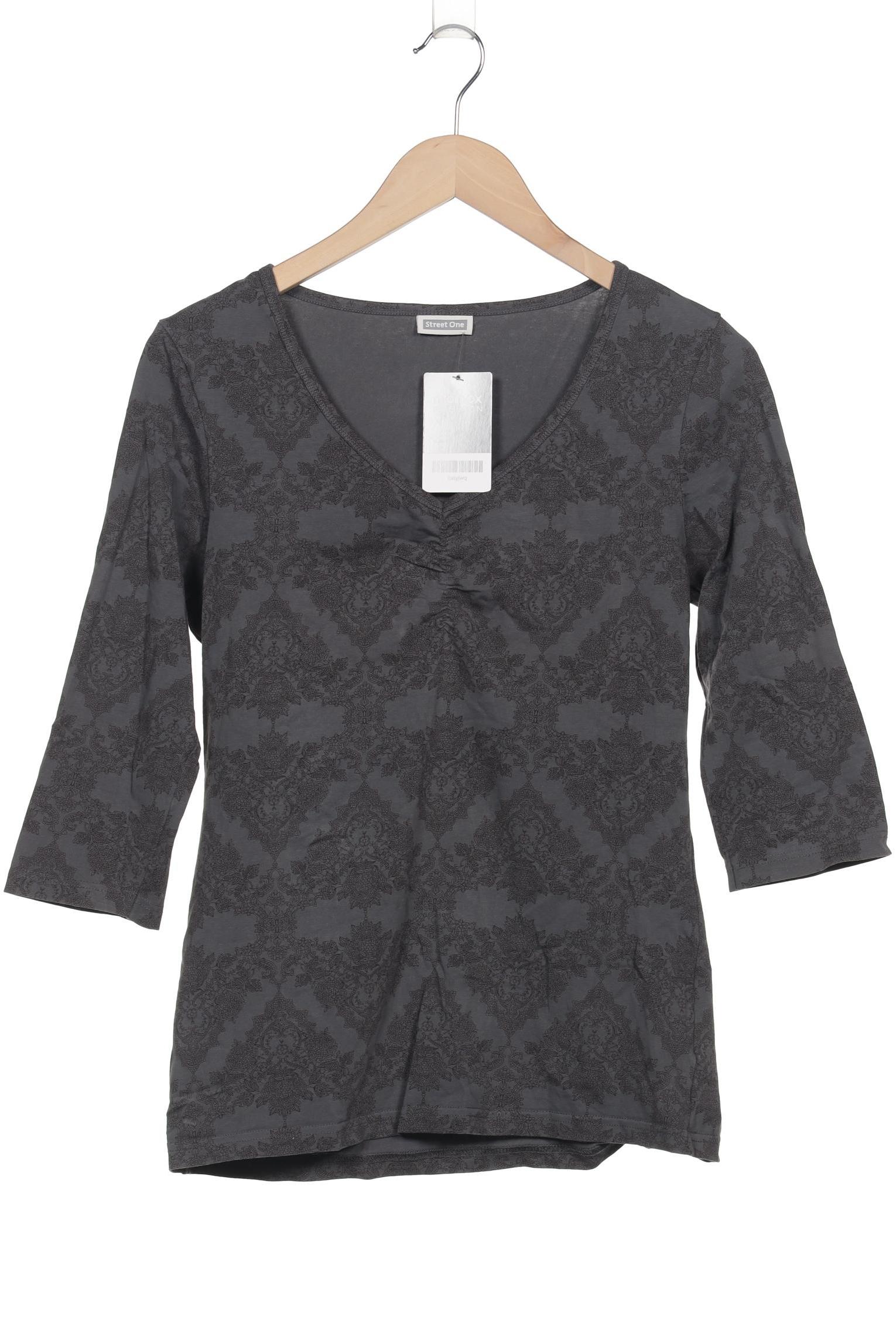 

Street One Damen Langarmshirt, grau, Gr. 42